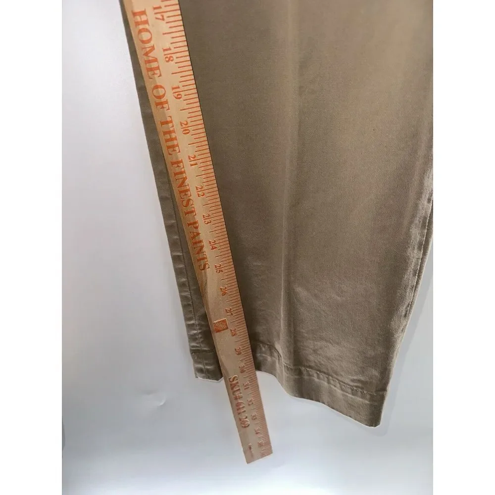 Polo Ralph Lauren Men's Stretch Classic Fit Khaki Chino Pants 38x32 Flat Front‎
